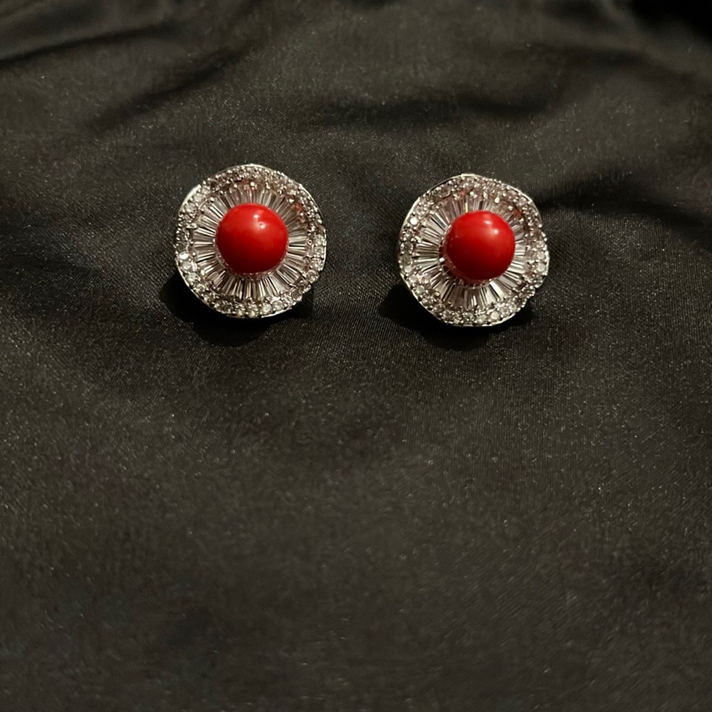 Rare coral earrings